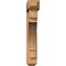Ekena Millwork Merced Craftsman Smooth Bracket w/ Offset Brace, Western Red Cedar, 7 1/2"W x 44"D x 44"H BKT0806X44X44MRC04SWR - alternate 3